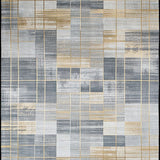 Vibrant Textured Geometric Arrangement(Gray)