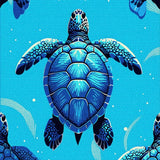 Ultra Soft Area Rug, Non Slip, Stain Resistant, Washable Area Rugs for Living Room, Bedroom, Modern Sea Turtle Coastal Bedroom Low Pile Rug(Blue)
