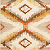 Ultra Soft Area Rug, Non Slip, Stain Resistant, Washable Area Rugs for Living Room, Bedroom, Elegant Trellis Pattern in Warm Hues(Beige)