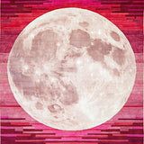 Ultra Soft Area Rug, Non Slip, Stain Resistant, Washable Area Rugs for Living Room, Bedroom, Celestial Gradient Harmony Design(Purple)