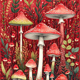 Minimalist Earthy Watercolor Aesthetic(Red)