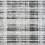 Ultra Soft Area Rug, Non Slip, Stain Resistant, Washable Area Rugs for Living Room, Bedroom, Black White Striped Floor Rug, Refined Style(Black)
