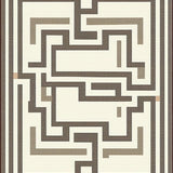 Cozy Neutral Toned Medallion Style(Beige)