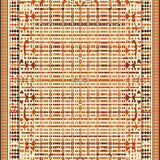 Cozy Textured Ogee Style Runner(Beige)
