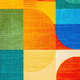 Ultra Soft Area Rug, Non Slip, Stain Resistant, Washable Area Rugs for Living Room, Bedroom, Non-Slip Colorful Entryway Meditation Carpet(Orange)