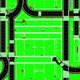 Whimsical Race Track Playground Style(Green)