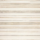 Echo Weave Cream & Brown Interplay Geometric Boho Style(Beige)