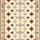Ultra Soft Area Rug, Non Slip, Stain Resistant, Washable Area Rugs for Living Room, Bedroom, Earth Tone Rug with Elegant Geometric Patterns and Boho Chic Style(Beige)