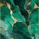 Contemporary Marble Motif Design(Green)