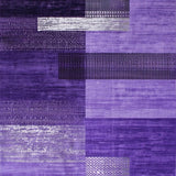 Ultra Soft Area Rug, Non Slip, Stain Resistant, Washable Area Rugs for Living Room, Bedroom, Cozy Plush Textured Accent Piece(Purple)