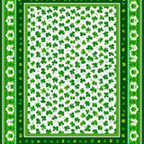 Lively Seasonal Clover Welcome Decor(Green)