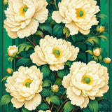 Ultra Soft Area Rug, Non Slip, Stain Resistant, Washable Area Rugs for Living Room, Bedroom, Charming Petal Inspired Design(Beige)