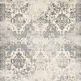 Ultra Soft Area Rug, Non Slip, Stain Resistant, Washable Area Rugs for Living Room, Bedroom, Beige and Grey with Classic Worn Oriental Motifs Subtle Distressing(Beige)