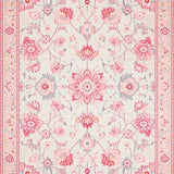 Ultra Soft Area Rug, Non Slip, Stain Resistant, Washable Area Rugs for Living Room, Bedroom, Lively Colorful Petal Print(Pink)
