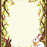 Colorful Flower Blossom Design(Ivory)