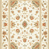 Ultra Soft Area Rug, Non Slip, Stain Resistant, Washable Area Rugs for Living Room, Bedroom, Vintage Paisley Floral Entryway Non-Slip Rug(Beige)