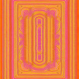 Ultra Soft Area Rug, Non Slip, Stain Resistant, Washable Area Rugs for Living Room, Bedroom, Dynamic Abstract Color Play(Orange)