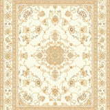 Artistic Medallion Area With Easy Clean Non Slip Design(Beige)