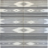 Ultra Soft Area Rug, Non Slip, Stain Resistant, Washable Area Rugs for Living Room, Bedroom, Artful Geometric Stripe Composition(Black)