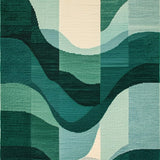 Chic Textured Geometric Form(Green)