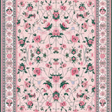 Ultra Soft Area Rug, Non Slip, Stain Resistant, Washable Area Rugs for Living Room, Bedroom, Elegant Distressed Petal Arrangement(Pink)