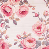Ultra Soft Area Rug, Non Slip, Stain Resistant, Washable Area Rugs for Living Room, Bedroom, Vivid Rose Shaped Decor Accent(Pink)