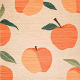 Ultra Soft Area Rug, Non Slip, Stain Resistant, Washable Area Rugs for Living Room, Bedroom, Whimsical Peach Patterned Elegance(Orange)