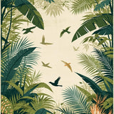 Bright Colorful Fauna Theme(Beige)