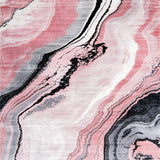Ultra Soft Area Rug, Non Slip, Stain Resistant, Washable Area Rugs for Living Room, Bedroom, Artistic Marble-Inspired Decorative Piece(Pink)
