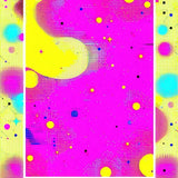 Eclectic Vibrant Curvilinear Shapes(Pink)