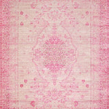 Ultra Soft Area Rug, Non Slip, Stain Resistant, Washable Area Rugs for Living Room, Bedroom, Playful Coquette Ribbon Rug with Bow Shape and Heart Embellishments(Pink)