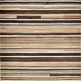 Ultra Soft Area Rug, Non Slip, Stain Resistant, Washable Area Rugs for Living Room, Bedroom, Contemporary Chic Striped Elegance(Beige)