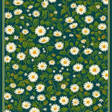 Ultra Soft Area Rug, Non Slip, Stain Resistant, Washable Area Rugs for Living Room, Bedroom, 3D Moss Green Daisy Rug for Living Room Decor(Green)