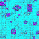 Cheerful Round Learning Floor Pads(Blue)