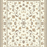 Graceful Creamy Ornate Flourish(Beige)