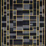 Contemporary Abstract Geometric Aesthetic(Black)