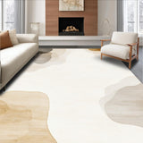 Ultra Soft Area Rug, Non Slip, Stain Resistant, Washable Area Rugs for Living Room, Bedroom, Warm Beige Whisper Area for Gentle Play & Soothing Relaxation(Beige)