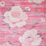 Contemporary Gray Diamond Design(Pink)