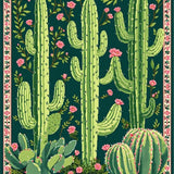 Lively Southwest Inspired Decorative Touch(Green)