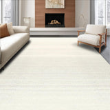 Ultra Soft Area Rug, Non Slip, Stain Resistant, Washable Area Rugs for Living Room, Bedroom, Rustic Textured Ombre Design(Beige)