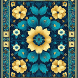 Ultra Soft Area Rug, Non Slip, Stain Resistant, Washable Area Rugs for Living Room, Bedroom, Durable Large Indoor(Blue)