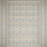 Ultra Soft Area Rug, Non Slip, Stain Resistant, Washable Area Rugs for Living Room, Bedroom, Stylish Bordered for Patios in Grey and Brown(Gray)