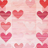 Chic Red Pink Symmetry(Red)