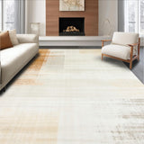 Ultra Soft Area Rug, Non Slip, Stain Resistant, Washable Area Rugs for Living Room, Bedroom, Neutral Boho with Faded Mottled Texture and Creamy Beige Highlights(Beige)