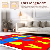 Joyful Bright Lettering Play Scene(Red)