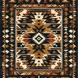 Ultra Soft Area Rug, Non Slip, Stain Resistant, Washable Area Rugs for Living Room, Bedroom, Dynamic High-Contrast Lattice Art(Black)
