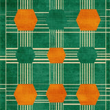 Lively Retro Shapes(Green)