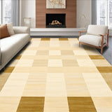 Ultra Soft Area Rug, Non Slip, Stain Resistant, Washable Area Rugs for Living Room, Bedroom, Sophisticated Cream Beige Geometric(Beige)
