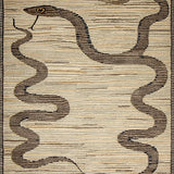 Chic Minimalist Serpent Design(Beige)