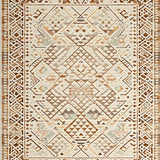 Ultra Soft Area Rug, Non Slip, Stain Resistant, Washable Area Rugs for Living Room, Bedroom, Elegant Textured Tribal Arrangement(Beige)